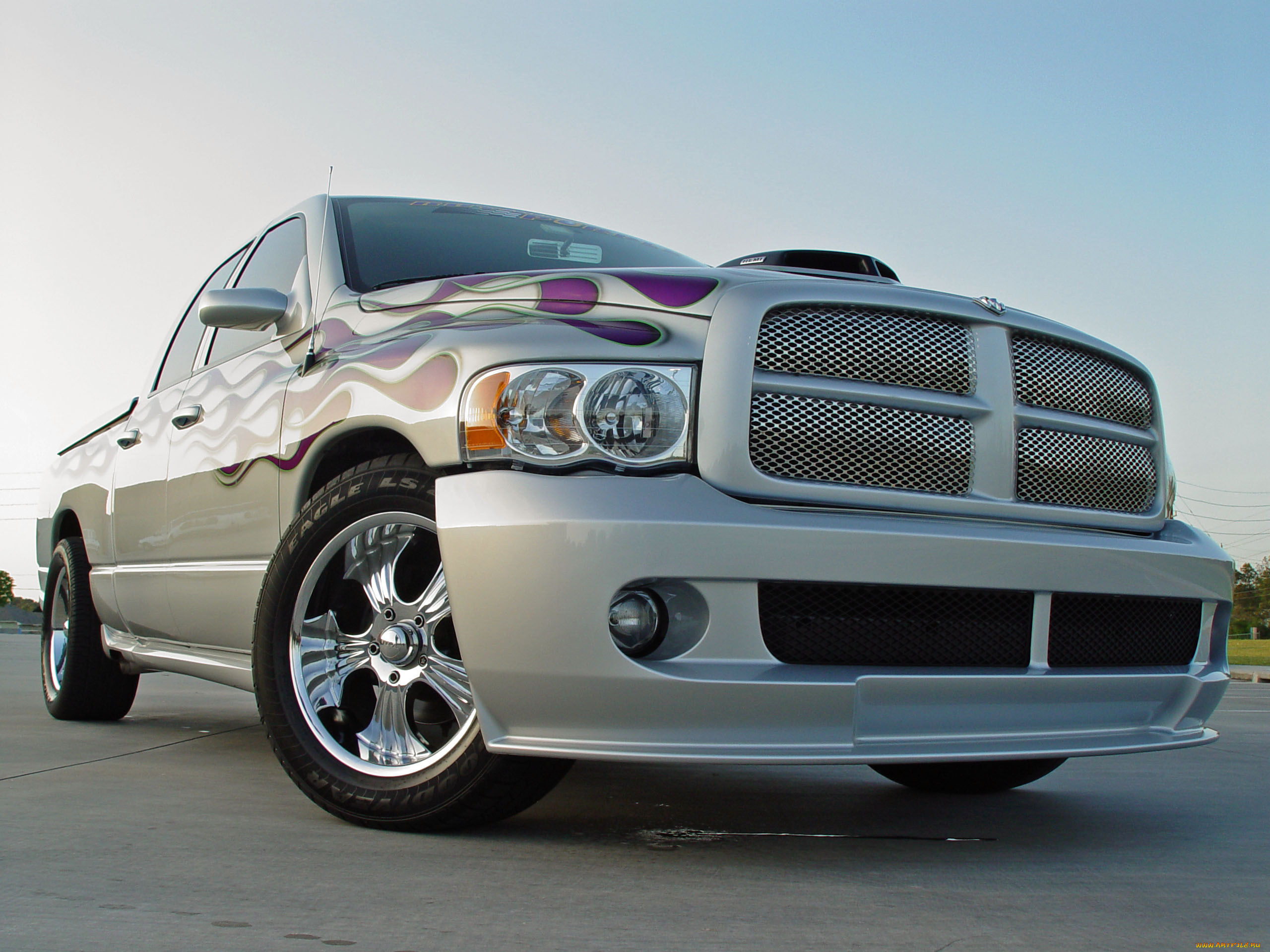 , custom, pick, up, dodge